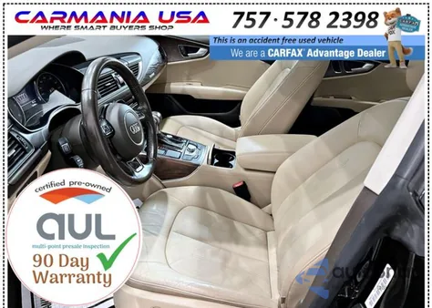 2015 Audi A7 Premium Plus z USA, uszkodzony, nr VIN WAUWGAFC7FN018887